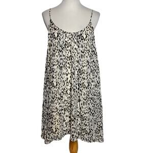 Aura Cheetah Print Slip Dress Sz L